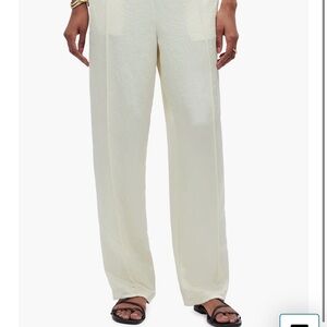 NWT Madewell Slim Pull-On Pants in Cake Batter